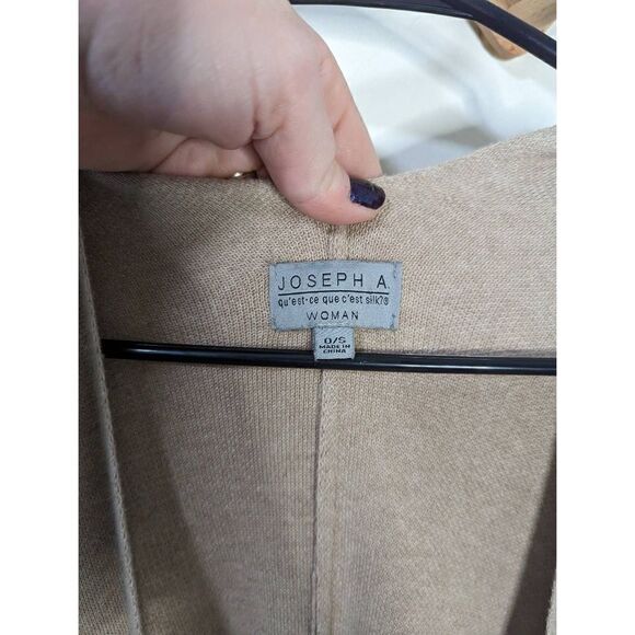 Joseph A Women's Neutral Patterned Kimono Sweater - One Size - Picture 4 of 8